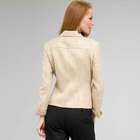 Notch Collar Basket Weave Jacket, , small