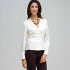 Long Sleeve Seamed Button Front Shirt, , small