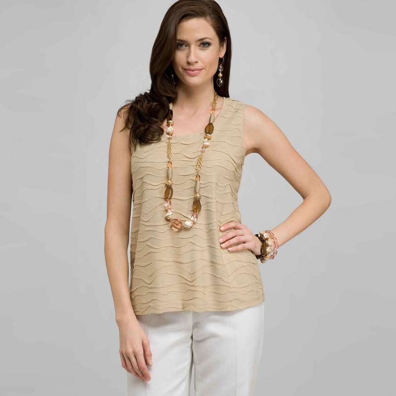 Scoop Neck Shell, , large