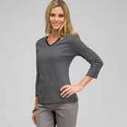 3/4 Sleeve V-Neck Top, , small