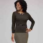 Belted Boat Neck, , small